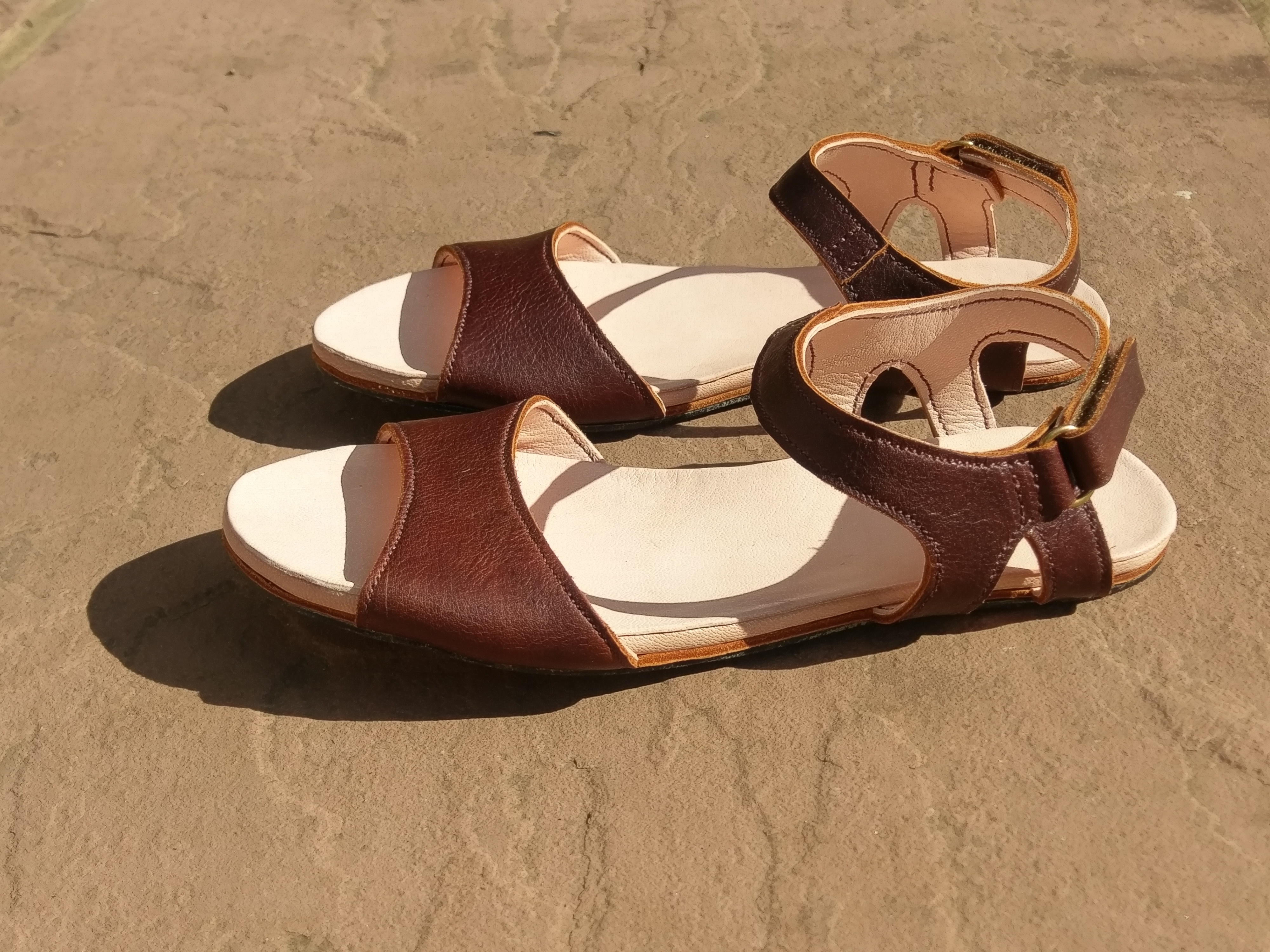 Ladies Sandals in CFS Classic Kudu - Caramel - made by Philip Bishop