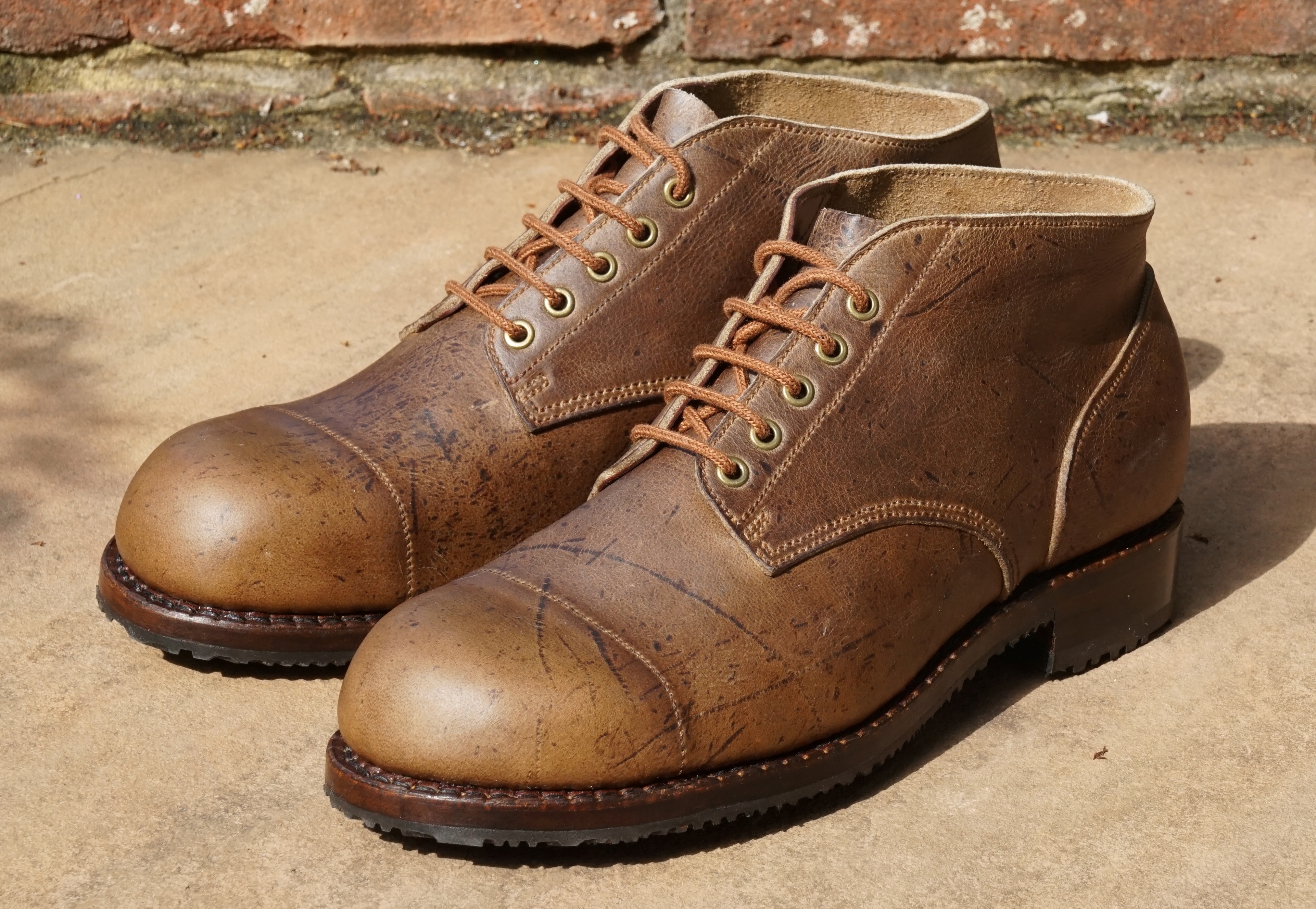 Ladies Derby ankle shoes/boots, unlined, in CFS Aftrican Kudu - Bushwacker
